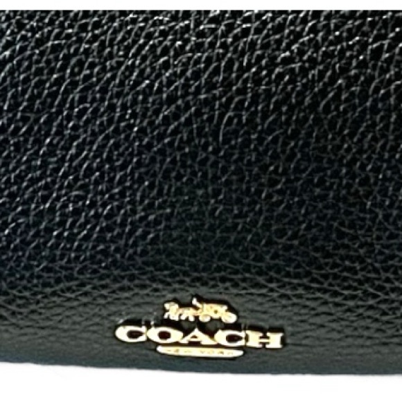Coach Black Pebble Leather MIA Shoulder Bag - Picture 10 of 15